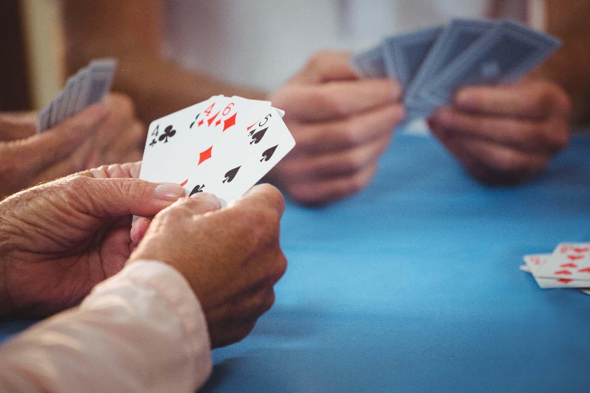 Cards in hand